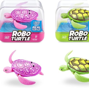 Zuru Robo Turtle Series 1 Bath Toy (Pack of 2, Pink and Green)